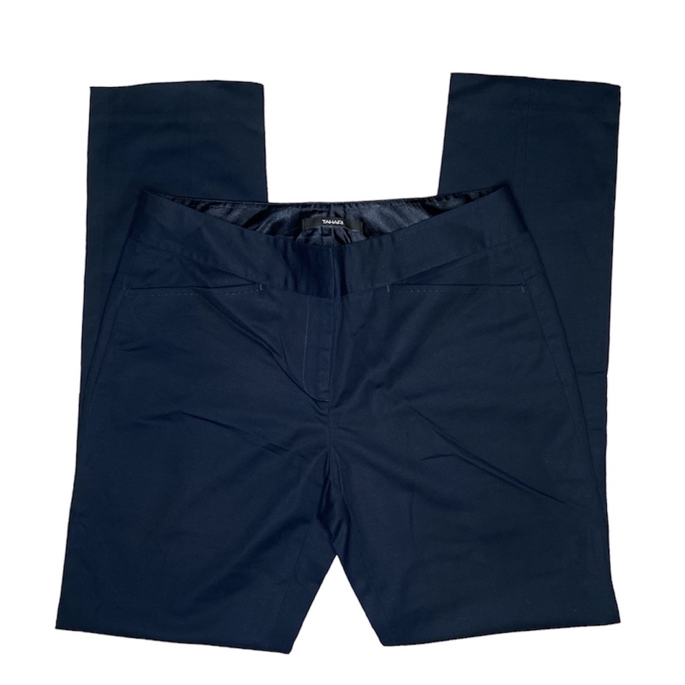 Tahari navy blue formal office pants size 8